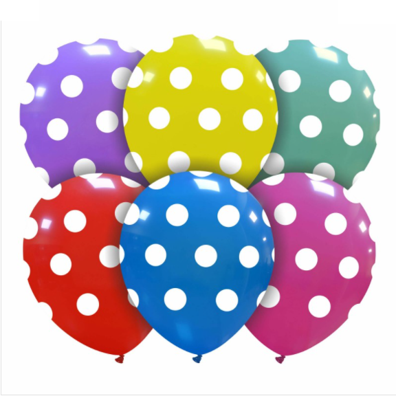 5" POIS MULTICOLOR